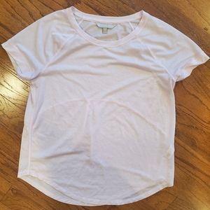 Athleta sheer pink athletic t-shirt